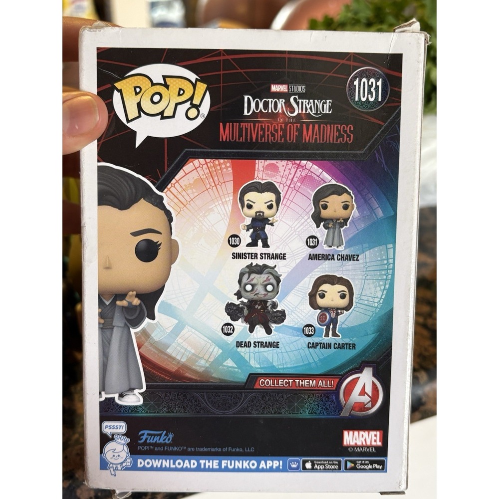 Funko Pop Marvel Doctor Strange Multiverse of Madness America Chavez 1031 Figure - Picture 5 of 7